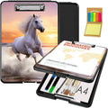 Clipboard with Storage, Office Supplies Nursing Clipboards Folder with Pen by CAPAUNVDA