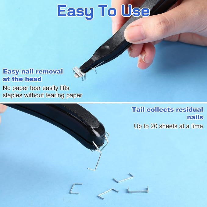 Crtiin 24 Pcs Magnetic Staple Remover Bulk Staple Remover Puller Removing Pen - Image 4