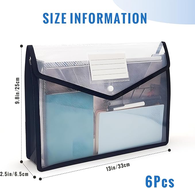 Plastic Expanding File Folder, Envelope Folders - Image 3