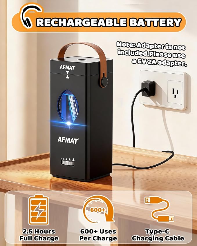 AFMAT Electric Pencil Sharpener, Fully Automatic Pencil Sharpener - Image 5