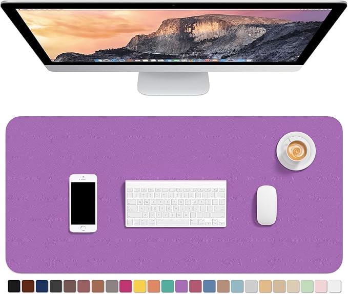 Hsurbtra Desk Pad, XL Extended Mouse Pad, Waterproof Desktop Blotter Protector by Hsurbtra