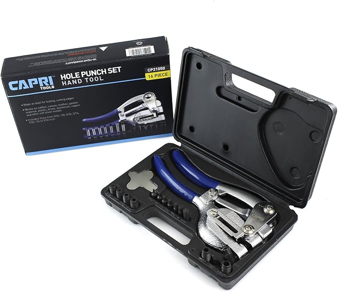 Capri Tools CP21050 21050 Metal Hole Punch Set - Image 8