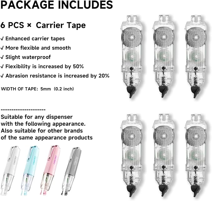 Correction Tape Refills, Carrier Tape - Image 2
