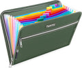 Fireproof Safe Accordion File Organizer Bag Folder, Waterproof Expanding Filing by Tamfile