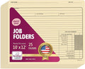 NextDayLabels - Classic Manila File Jacket 10” x 12” Job Folders – Heavy Duty - by NextDayLabels