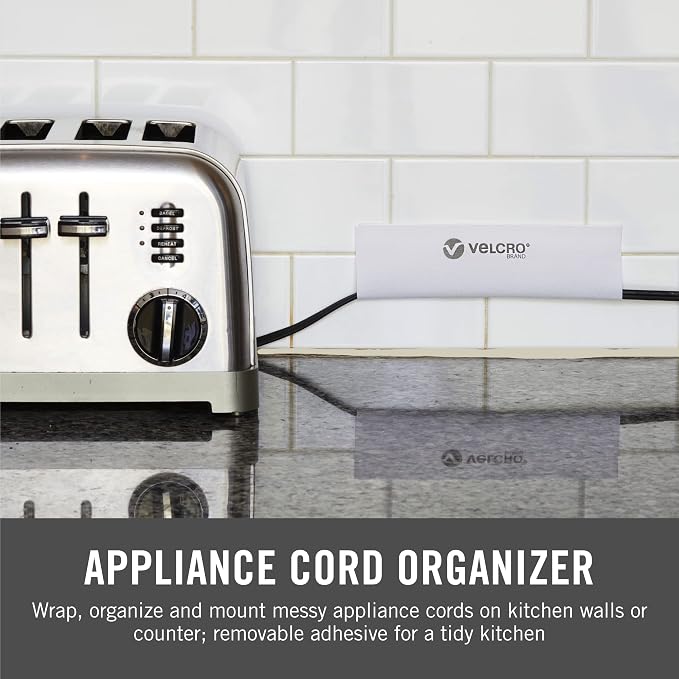 VELCRO Brand Cable Sleeves. Organize Messy Wires on Desk, Behind TV or Game - Image 5