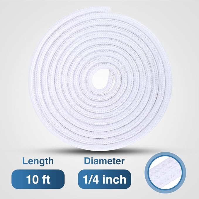 Nilight Cable Sleeve, 10ft-1/4inch Cord Management Sleeves, Braided Sleeving - Image 2