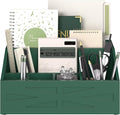 Wood Mail Organizer Countertop, Farmhouse Desk and Kitchen Countertop Storage by BELOVALE