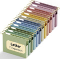 Plastic Hanging File Folders Letter Size, 12 Pack Reinforced Filing Cabinet by NORDUN