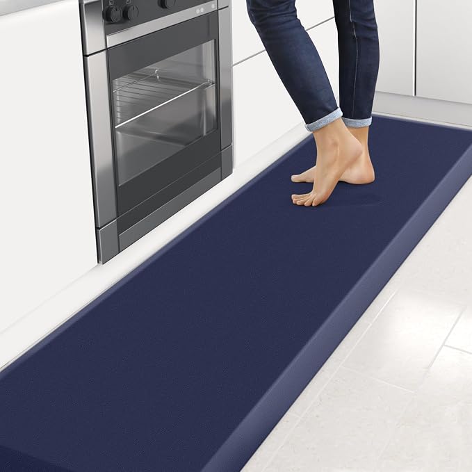 4/5 Inch Thick Kitchen Mats for Floor, StepRite Kitchen Rug for Standing Desk by Bringcushiontoyourlife