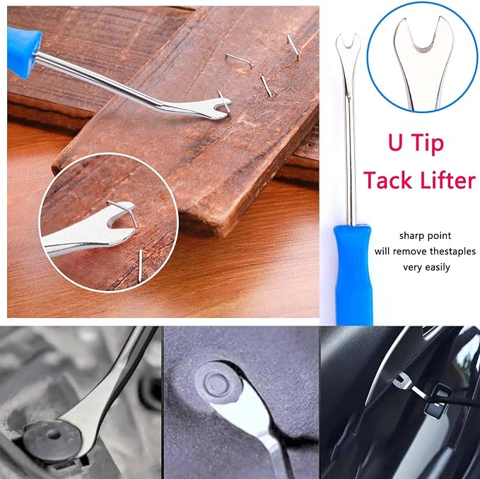 4Pcs Upholstery Staple Remover Nail Puller Nail Remover Tool Set - Image 6