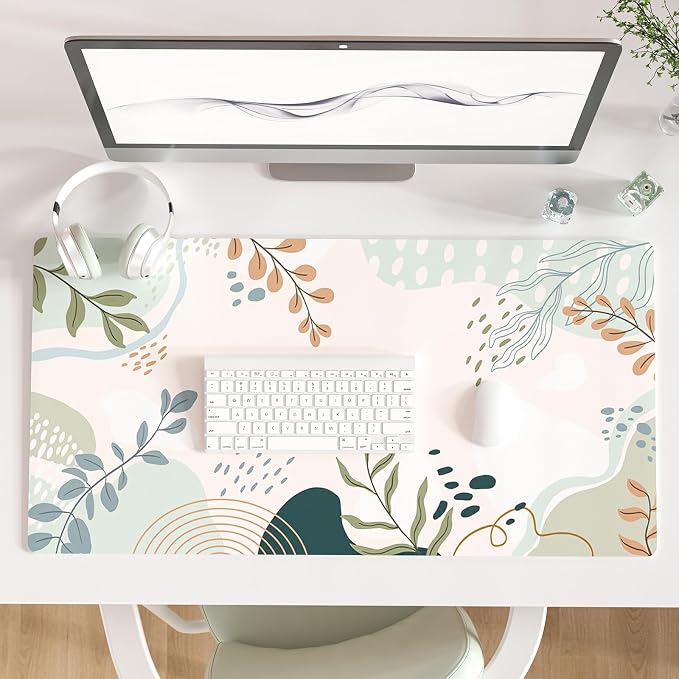 Colorful Star Large Mouse Pad, Abstract Boho Double Sided Computer Gaming Mouse by ColorfulStar