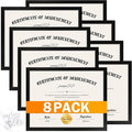 YixangDD 8 Pack Certificate Frames 8.5 x 11, College Diploma Frame by YixangDD