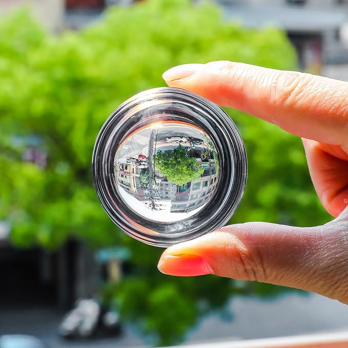 2pcs 2.4inch Crystal Dome Magnifying Paperweight, Reading Magnifier Glass Paper - Image 6