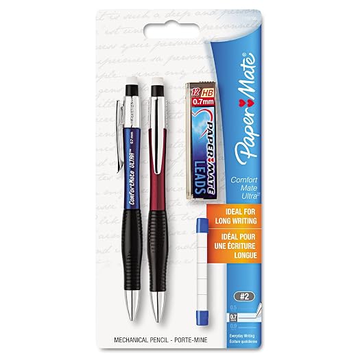 Paper Mate 1738796 Comfortmate Ultra Pencil Starter Set, Ast Brl; 0.7 Mm by Unknown