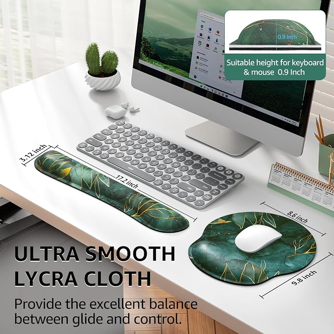 KTRIO Keyboard Wrist Rest & Mouse Pad - Image 5