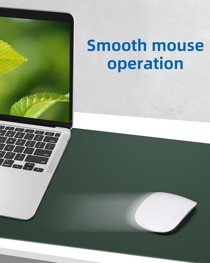 Non-Slip Desk Pad, Mouse Pad, Waterproof PU Leather Desk Protector, Ultra Thin - Image 5
