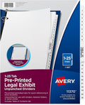 Avery Premium Collated Legal Exhibit Binder Dividers by Avery