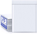 Fuxury White Bubble Mailers 9.5x14.5" 25 Pack Large Opaque Padded Envelopes | by Fuxury