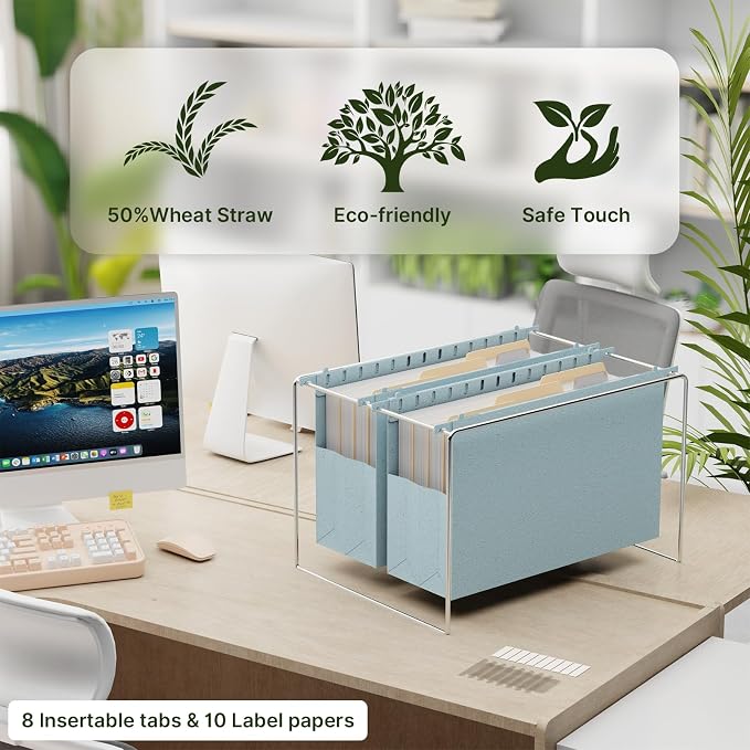 XINGIA Legal Size Hanging File Folders, Expandable 4 Inch File Folders Legal - Image 6