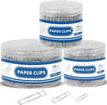1800 Paper Clips Assorted Sizes Large, Medium and Small, Durable and Rustproof by BainGeskFocusonToys