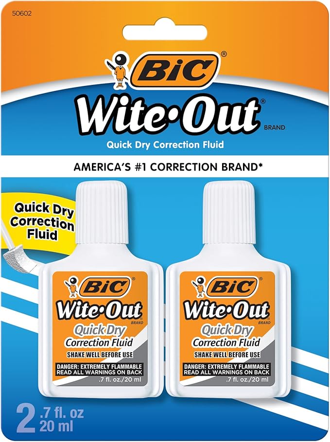 Bic Wite-Out Quick Dry Correction Fluid by BIC