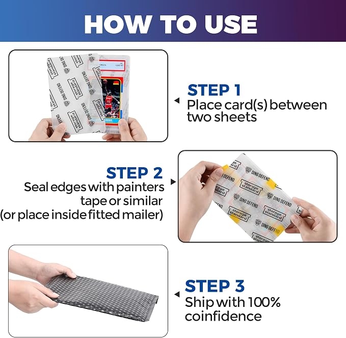 Card Protectors Trading Cards Shipping Supplies, Plastic Semi Rigid Card Holder - Image 5