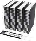 MaxGear 100 Pack C Channel Magnetic Label Holders, 0.5 x 2 | Magnetic Labels by MaxGear