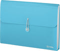 Accordion File Organizer Blue, 7 Pocket Expanding File and Cover Folder by Enday