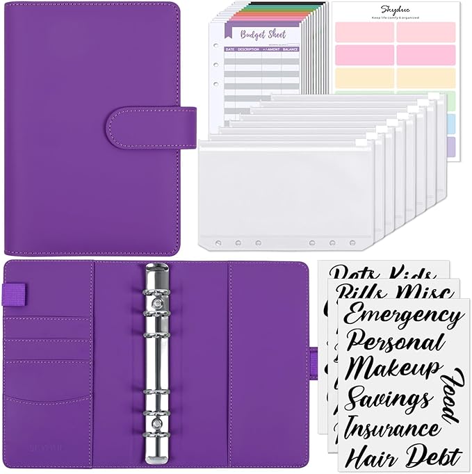 SKYDUE Budget Binder, Money Saving Binder by SKYDUE