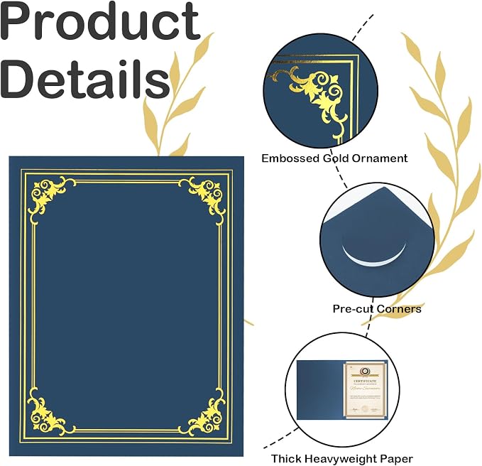 80 Packs Certificate Holders, Diploma Holders, Certificate Folders - Image 3