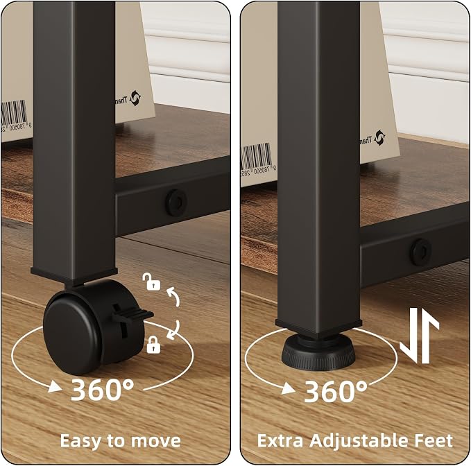 YAOHUOO 22"x15" Large Printer Stand - Image 7