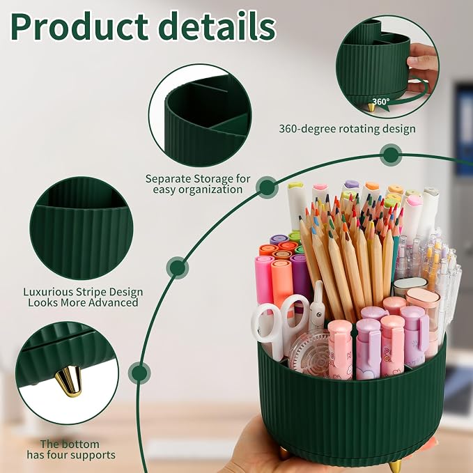 Camelmother 360°Rotating Pen&Pencil Holder - Image 6