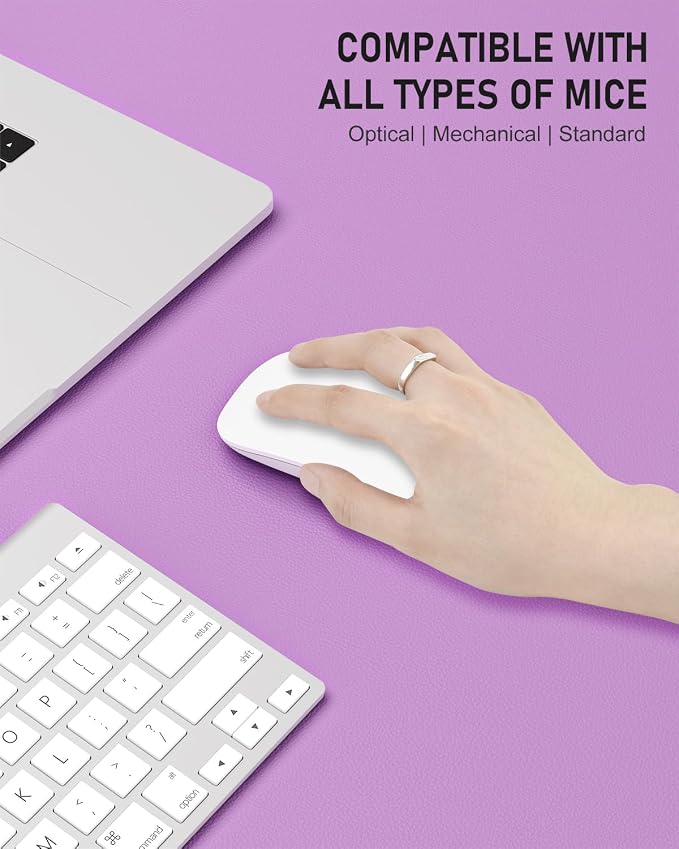 Desk Pad, 35.5" x 17" PU Leather Non-Slip Desk Mat Large Mouse Pad - Image 4