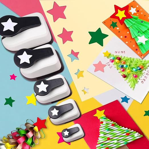 Star Hole Punch, Star Punches for Paper Crafts, Stars Paper Puncher Shape - Image 2