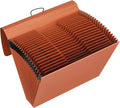Expanding File Pockets with Cover, A-Z 21 Pockets Accordion File Organizer by OfficeSuppliesDirect