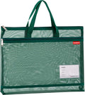 Pendancy Mesh Zipper Pouch A3 Size, Large Double Pocket Lightweight Nylon by Pendancy