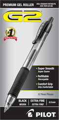 Pilot G2 Premium Gel Roller Pens, Extra Fine Point 0.5 mm, Gel Pens Black Ink by PilotCorporationofAmerica