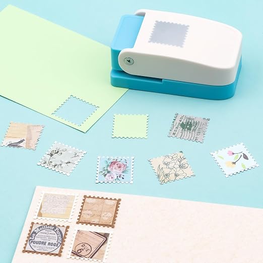 BAOFALI Stamp Puncher 1inch Square Postage Stamp Punch |Stamp Hole Puncher| - Image 4