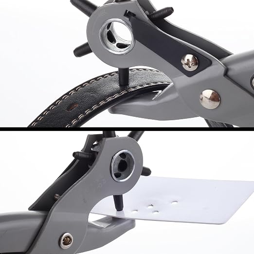 UNCO- Leather Hole Punch Tool, 3/16" | 6 Different Hole Sizes, Durable Hole - Image 5