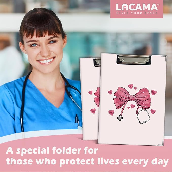 Lacama Coquette Bow Nurse Clipboard - Image 2
