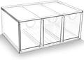 Prsildan Acrylic Makeup Organizer Stackable Storage Drawers by Prsildan