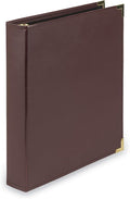 Samsill Classic Collection Leather 3 Ring Binder, Executive Presentation by Samsill