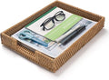 Rattan Letter Tray, Wicker Desk Tray, Woven Desk Organizer, A4 Paper, Magazine by XIMISISE