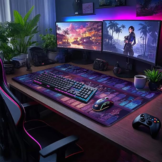 Mystical Potion Bottles Gaming Mouse Pad 31.5"x15.7"｜XXL Desk Mat, Non-Slip - Image 2