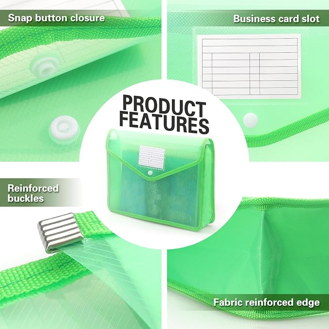 Plastic Expanding File Folder, Transparent envelopes - Image 4