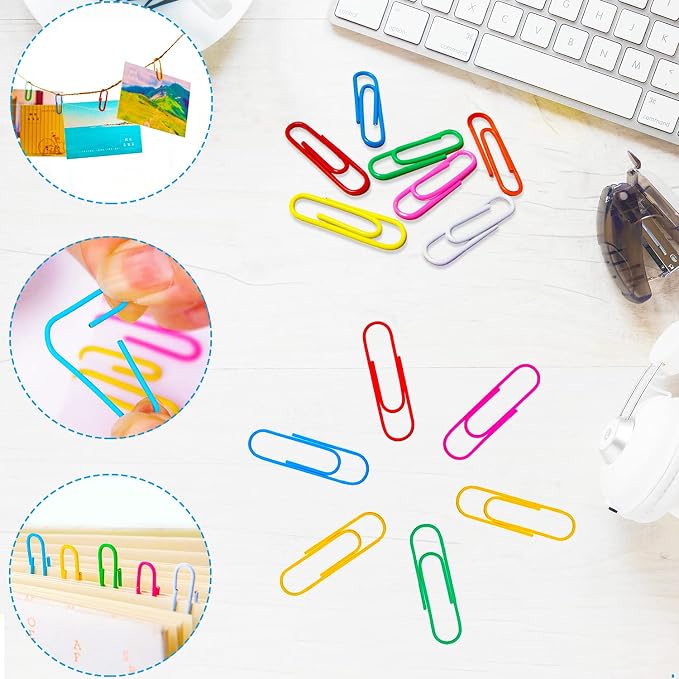 350PCS Binder Clips, Paper Clips, Large Binder Clips Assorted Sizes Set - Image 5