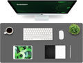 K KNODEL Large Office Leather Desk Mat, Mouse and Keyboard Pad, Computer and by K+KNODEL