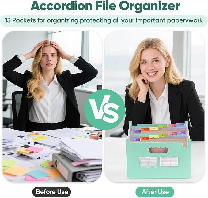 Agoer Accordion File Organizer - Image 5