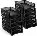 Geetery Set of 12 Turn in Trays Classroom Plastic Trays by Geetery